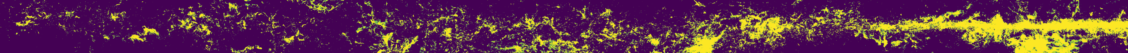 AstroSky — Wide-field Milky Way survey map in purple and yellow tones, demonstrating large-scale astronomical data visualization capabilities